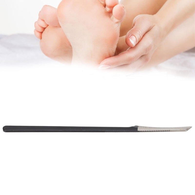 Brrnoo Pedicure Knife  Callus Knife for Feet  Foot Spatula Scraper Callus Shavers Foot Care Kit  Stainless Steel Dead Skin Calluses Remover Scraper for Pedicurist  Corn Hard Skin Tool - Image 2