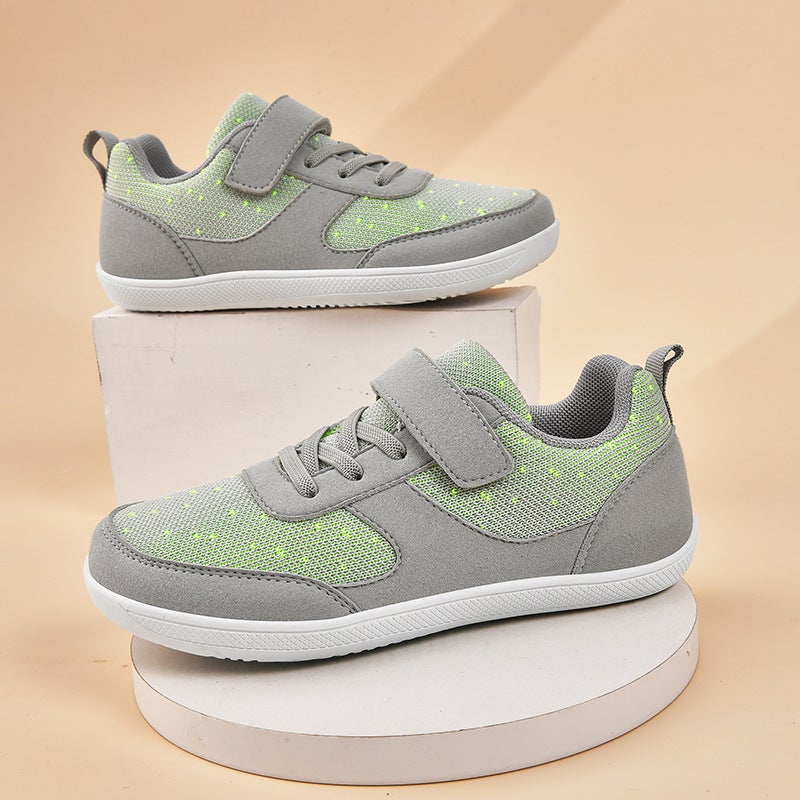 New Wide Last Shoes Children'S Casual Sneaker Outdoor Shoes Breathable Rope Skipping Wide Head Running Shoes - Image 1