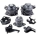 MUCO New Engine Motor and Trans Mount Set of 7 for Acura TSX 24L 2004 2005 2006 2007 2008 for Auto Trans ReplacesA4509 A4516 A4510 A4517 4526HY A4544 A4591 Automatic Trans - Image 2