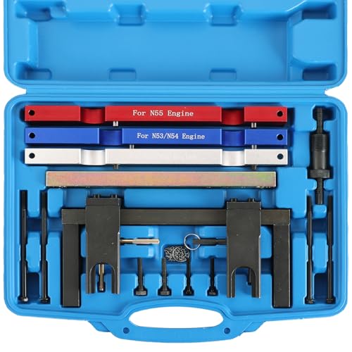 DASBET Engine Camshaft Timing Locking Master Tool Set, Crankshaft Flywheel Alignment Tool Kit Compatible with BMW Vehicles with 2.5L & 3.0L N51 N52 N53 N54 N55 - Image 1
