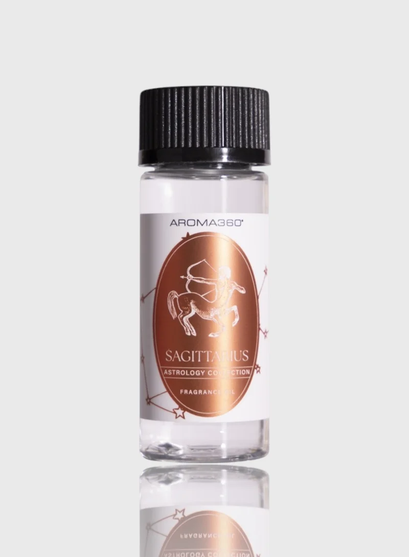 أروما 360  Sagittarius Pro-Pod Oil Blend - Astrology Inspired for Luxury Essential Oil Diffusers - Aromatherapy Scent Diffuser Oil - Rhum, Clove, and Moss  - 50 mL, 1.7 fl oz
