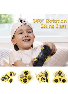 Generic Remote Control Car Double Sided 360°Rotating RC Cars with Headlights 2.4GHz Electric Race Stunt Toy Car Rechargeable Toy Cars for 6+ Years Old Boys Girls Birthday Gift  - Image 3