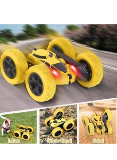 Generic Remote Control Car Double Sided 360°Rotating RC Cars with Headlights 2.4GHz Electric Race Stunt Toy Car Rechargeable Toy Cars for 6+ Years Old Boys Girls Birthday Gift  - Image 5
