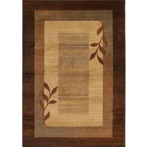Home Dynamix Royalty Clover Modern Area Rug, Brown Multi, 19.6"x31.5" Rectangle - Image 1