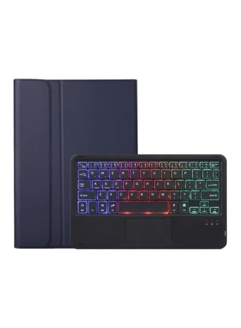 Bilingual Keyboard Case for Samsung Tab S11 Ultra 14.6 2025, Backlit, Multi-touch Trackpad, Flip Stand Case with Pencil Holder - Image 2