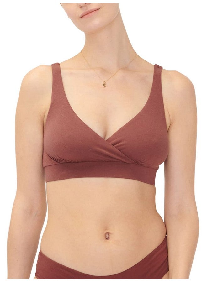 HATCH The Dream Feed and Sleep Bra - Wireless, No Hardware Nursing Bras - Maternity Bra with Crossover Front for Easy Nursing Accessibility - Breathable Premium Pima Cotton- Anise - Medium - Image 1