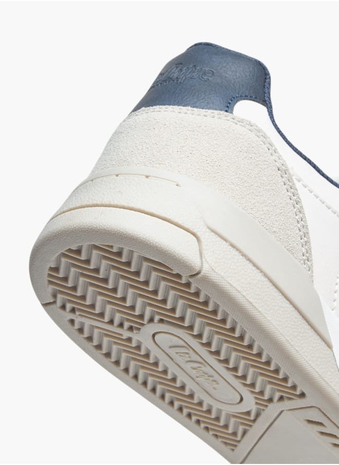 Men's Logo Detail Sneakers with Lace-Up Closure