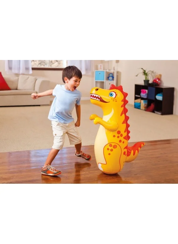 INTEX 3D Bop Bag Inflatable Punching Boxing Bag Dinosaur / Inflatable Dinosaur Hacıyatmaz with Water Filling Base 94 Cm