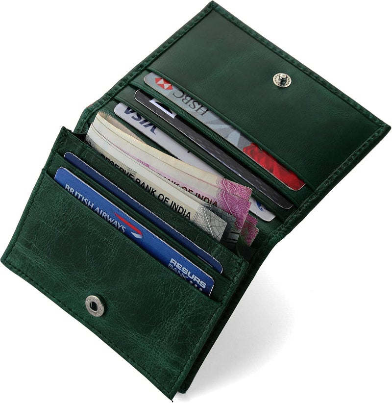 Napa Hide ® Mens Leather Wallet (Green Crunch) - Image 2