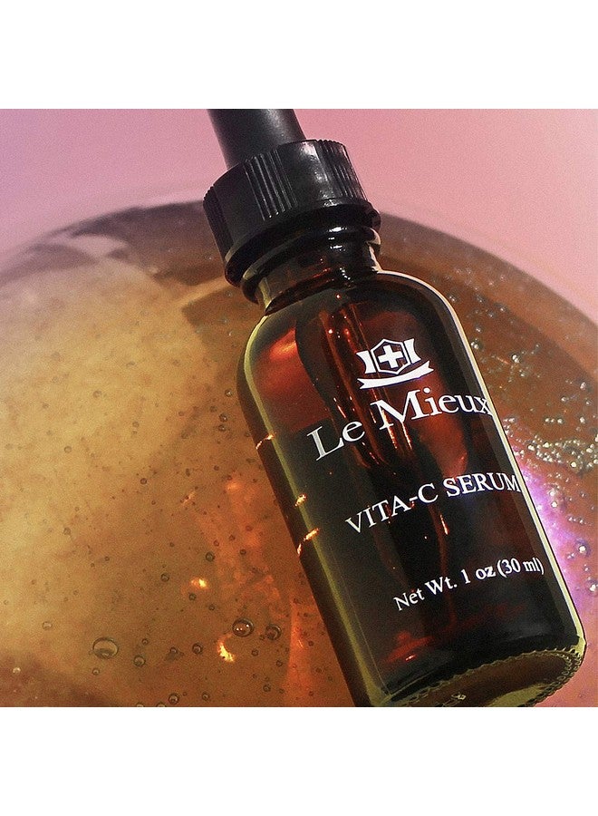 Le Mieux مصل الوجه E Mieux Vitac Serum المركّز بفيتامين C ومضادات الأكسدة الجلوتاثيون لبشرة متوهجة مصل الوجه بفيتامين C لمعالجة مظهر عدم تناسق اللون والبقع (1 أونصة / 30 مل) - Image 4