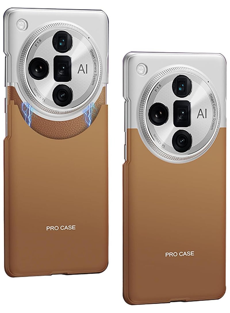 Case Find X7 Ultra Phone Protective Cover Slim, Master of Color Collision,Anti Drop, 360° Full Coverage,Wireless Charging Compatible Case for OPPO Find X7 Ultra