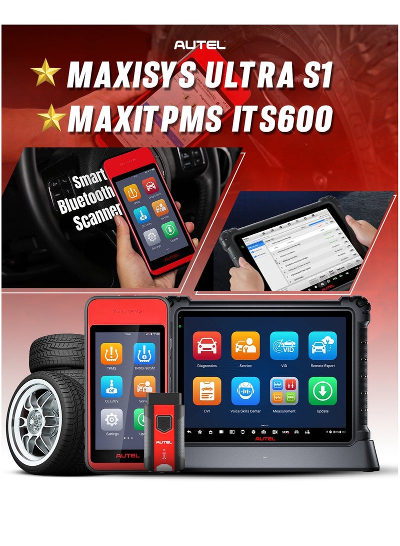 Autel Autel MSUltra S1 + ITS600 – Complete Diagnostic and TPMS Solution for Professionals 