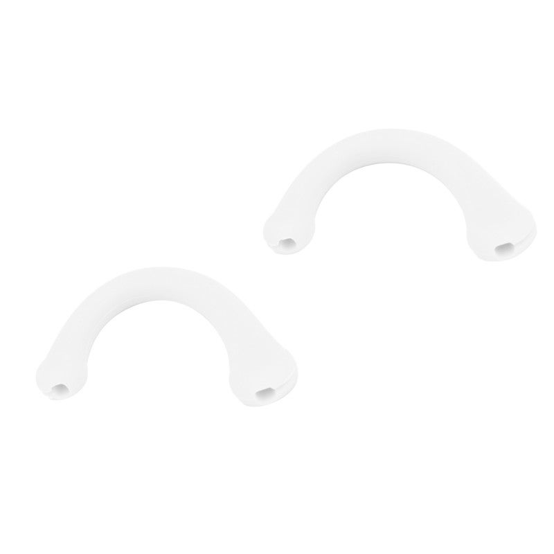 Soft Silicone Ear Hooks: 1 Pair White Ergonomic Lightweight - Pressure Reducing Comfortable Ear Protectors for Long Term Mask Wear - Image 5
