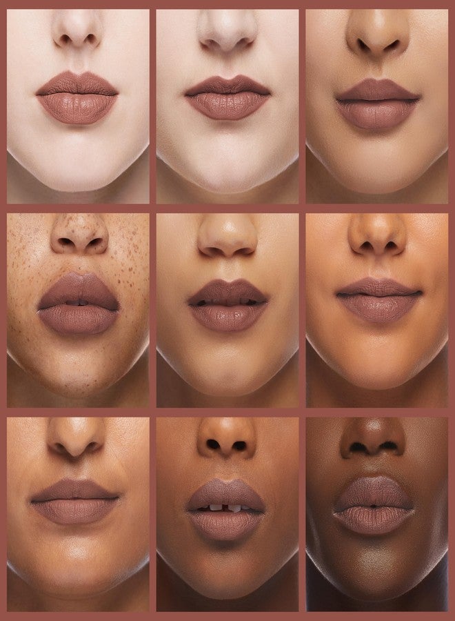 Oulac Matte Liquid Lipstick for Women, Brown Orange Tune Highly Pigmented Creamy Matte Lip Gloss,Rich Colour Formula with Vitamin E & Rose Oil, Waterproof, Long Lasting,Vegan (M04) - Image 4