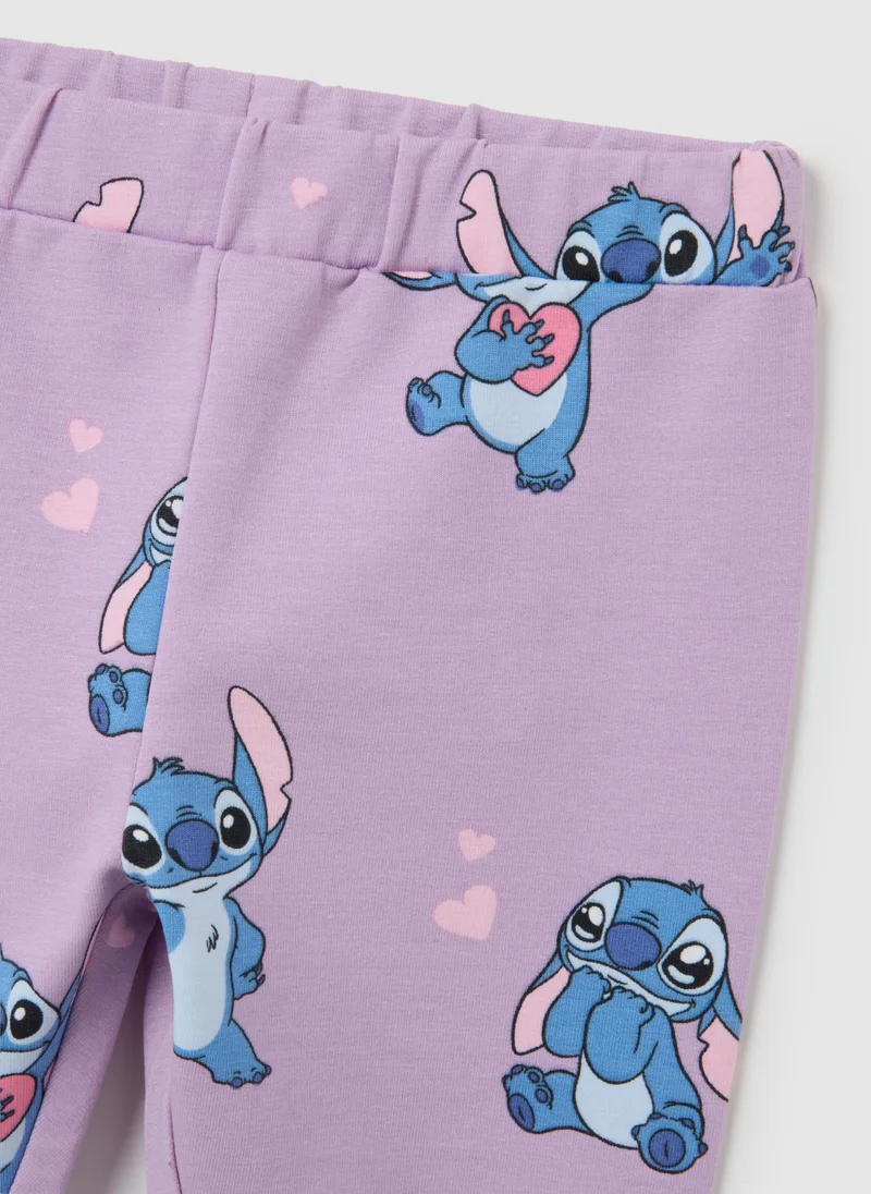 Ovs WHITE COTTON GIRL SET WITH STITCH