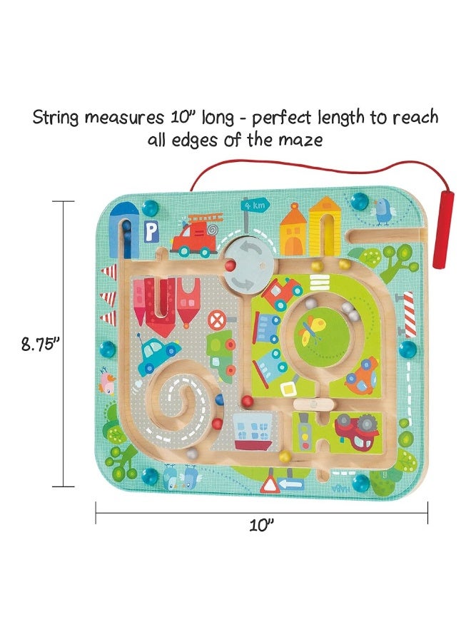 HABA Busy Board for Toddlers 2-4: Town Magnetic Maze Puzzle Game - Toddler Travel Toys for Preschoolers - Image 5