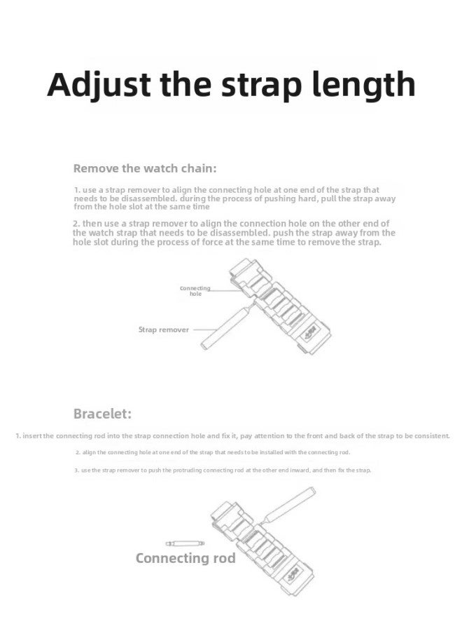 Loquat Little Genius Phone Watch Z6 Peak Z7Z8Z9 Magnetic Suction Watch Strap Buckle Upper Cover Lower Cover Watch Grain Head Watch Joint Connecting Rod-Color:Z8 Phantom Gray Pull Head _1  - Image 5