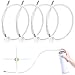 Kittmip 4 Pcs 45 mm Spray Tip Nozzle Extension Hose Fit 1969 Inches 50 cm Spray Can Nozzle Fit for Aerosol Cans Supplies360 Degree - Image 2