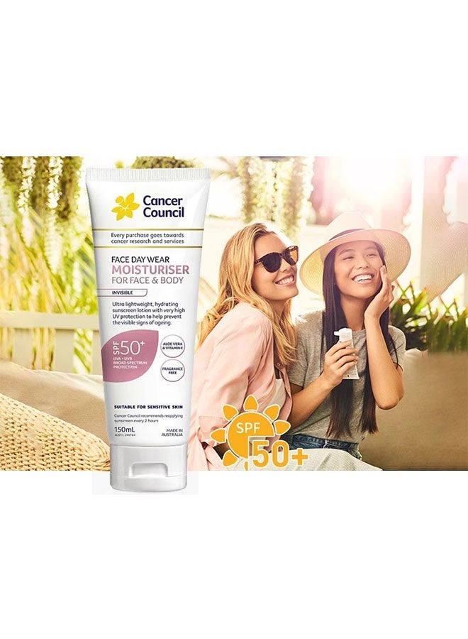 كانسر كاونسيل Face Day Wear Moisturizer Matte 75 مل، واقي شمسي غير مرئي، منعش وغير دهني، SPF50+ - Image 2