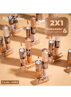 Might Cinema Might Cinema Highlighter + Concealer 2 X 1 - No: 105  - Image 3