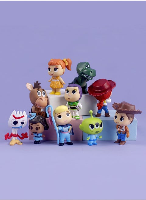 Toy Story Q Version Figure Game Combination Waterproof Set