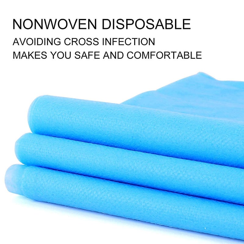 KUDIZE KUDIZE Disposable NonWoven Laminated Water Proof 30 GSM Bed Sheet for Hospital Hotel Spa and Beauty Parlor Blue 31 x 72 Inch7870 x 18290 cm Pack of 50 - Image 5