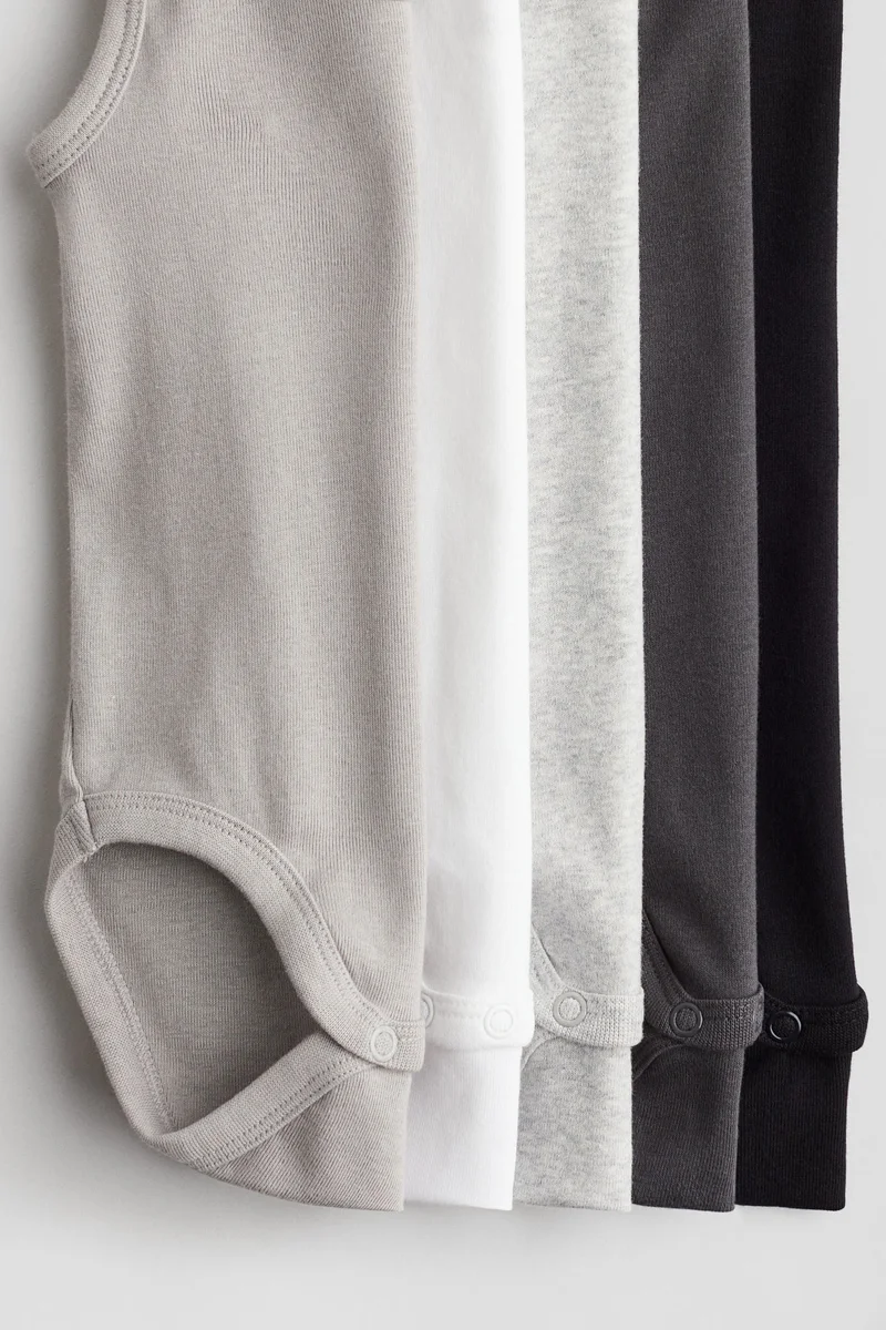 H&M 5-Pack Cotton Bodysuits