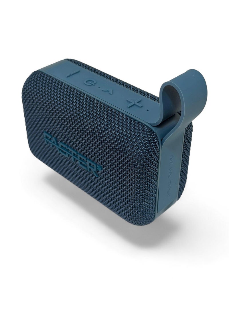 Faster Boom X Mini Portable Bluetooth Speaker - Blue - Image 2
