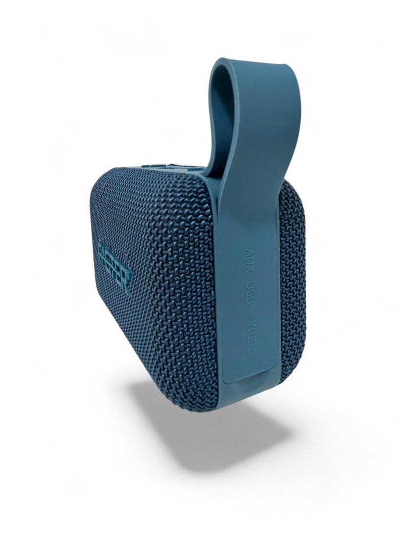 Faster Boom X Mini Portable Bluetooth Speaker - Blue - Image 4