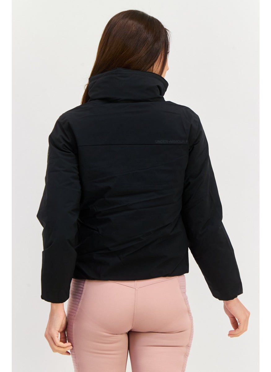 UNDER ARMOUR Women Sportwear Fit Long Sleeve Outdoor Jacket, Black  - Image 3