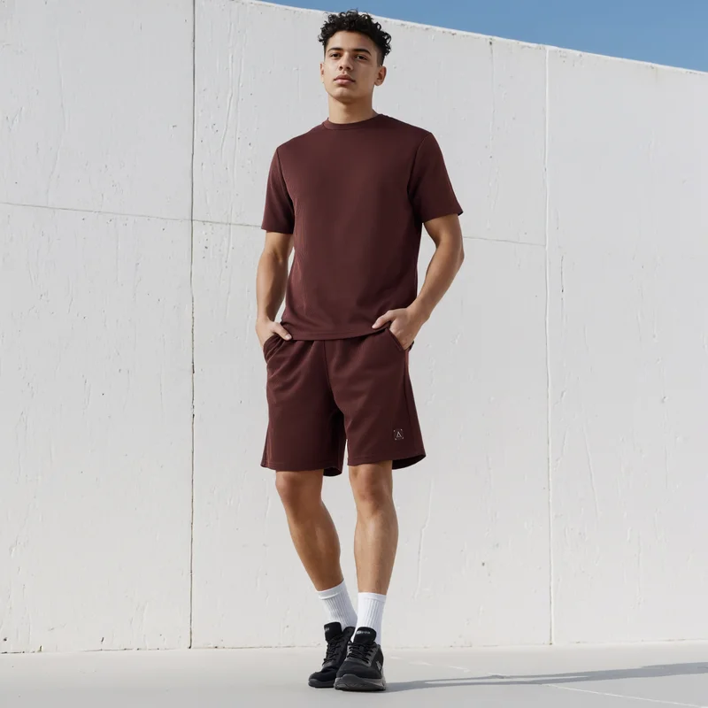 ADOT by Splash Waffle Textured Shorts with Pockets