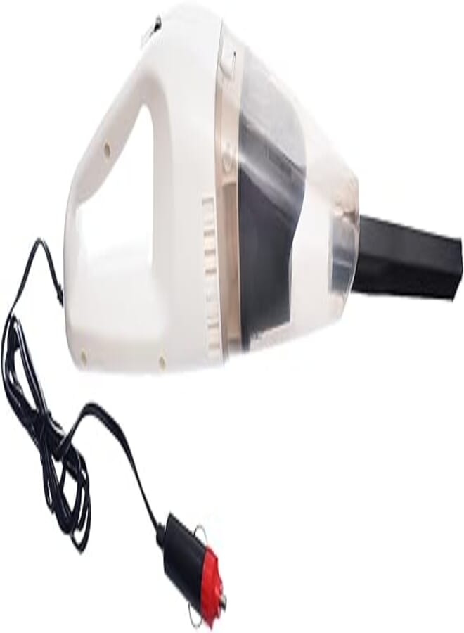 Generic ND309 Portable Car Handheld Vacuum Cleaner With Perfect Design, Premium And Long Lasting Material - White Black