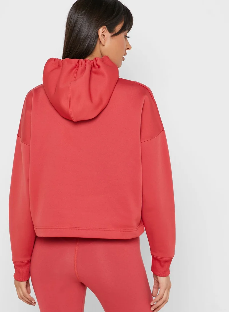 TOMMY HILFIGER Fleece Cropped Hoodie