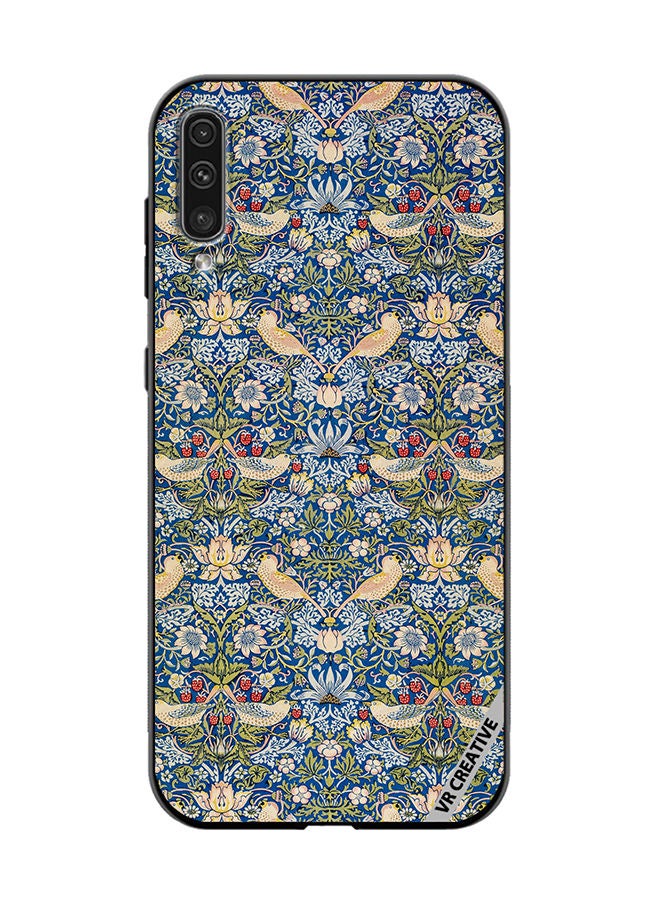 VR CREATIVE Protective Case Cover For Samsung Galaxy A70/A70s Splash Flower Design Multicolour - Image 1