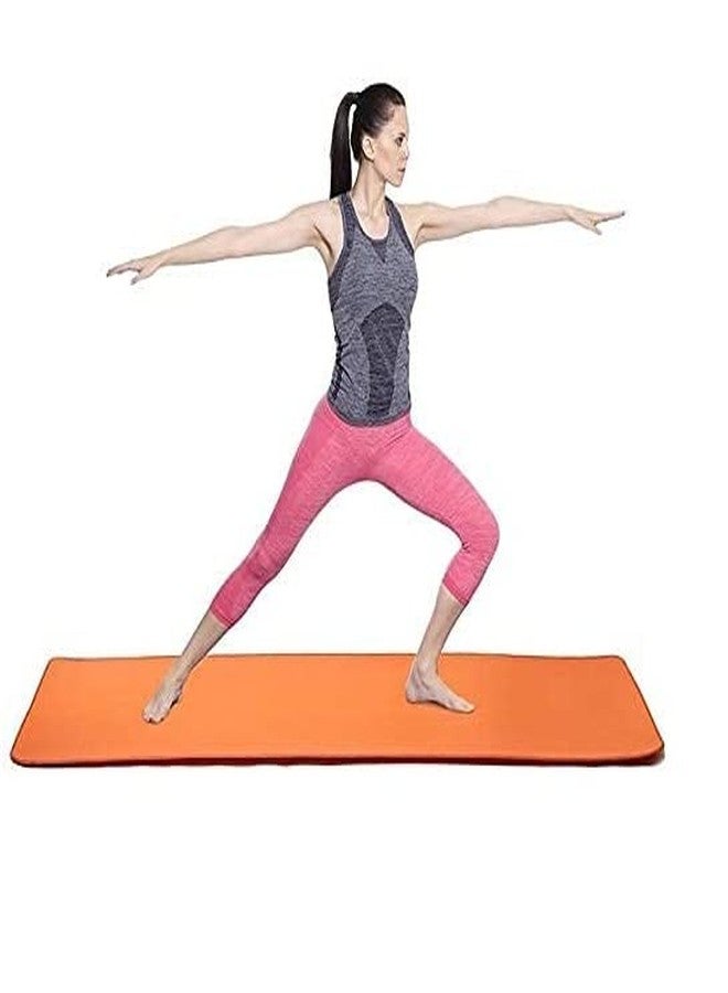 فينوم بساط يوغا فينوم للرجال والنساء مصنوع من مادة NBR، بساط تمارين سميك للغاية 08 مم لتمارين اليوغا - (اللون: برتقالي) (الموديل: 1331) - Image 3