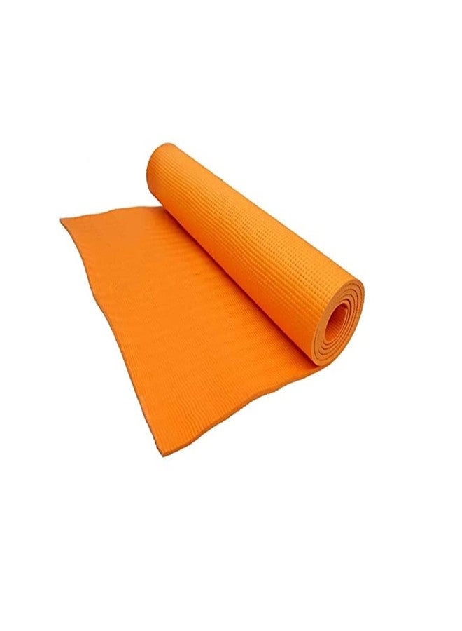 فينوم بساط يوغا فينوم للرجال والنساء مصنوع من مادة NBR، بساط تمارين سميك للغاية 08 مم لتمارين اليوغا - (اللون: برتقالي) (الموديل: 1331) - Image 1