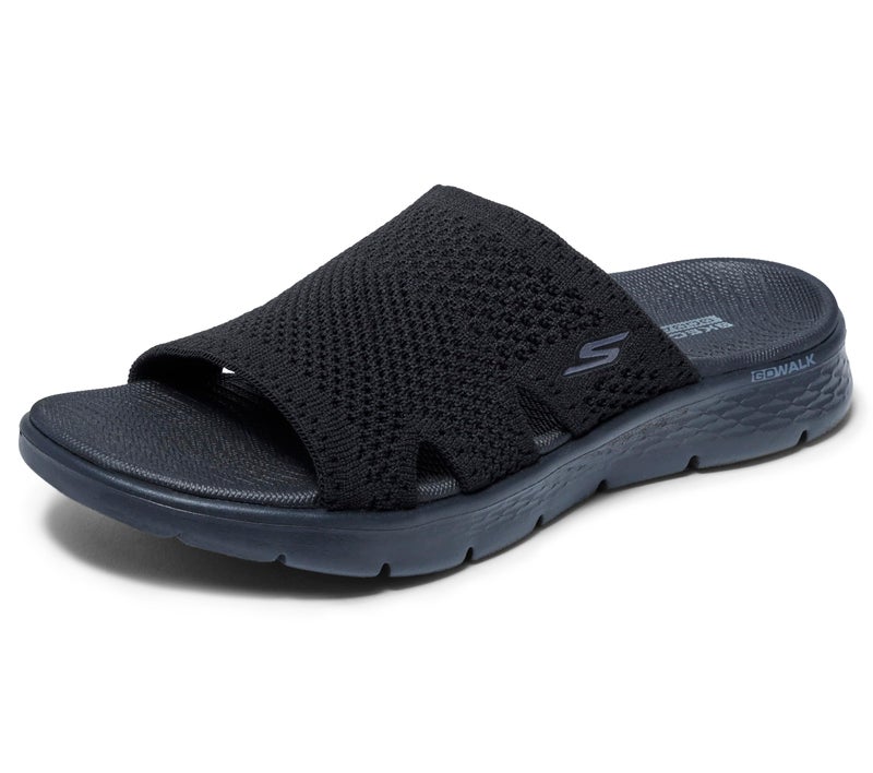 SKECHERS صندل سكيشرز للأداء للنساء GO WALK FLEX - ELATION، أسود/أسود، 5 - Image 1