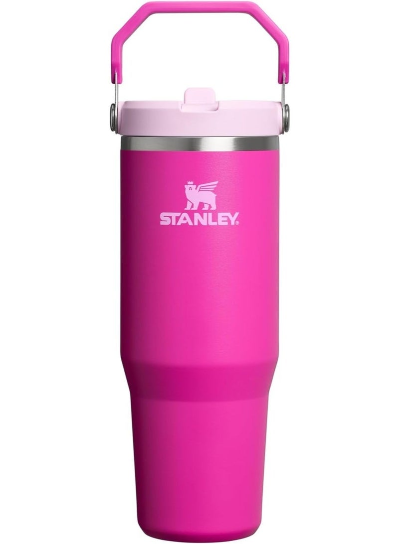 ستانلي كوب تسوق ستانلي آيس فلو 2.0 القابل للطي مع مقبض، سعة 30 أونصة | غطاء قابل للفتح والطي | زجاجة مياه مانعة للتسرب | ستانلس ستيل معزول | خالٍ من مادة BPA | - Image 1