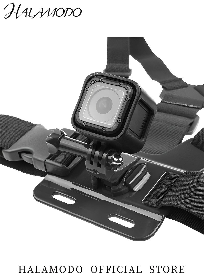 HALAMODO Action Camera Chest Mount Strap Compatible with Gopro HD Hero Camera Adjustable Vest Chest Harness Belt Action Camera Accessories  - Image 3