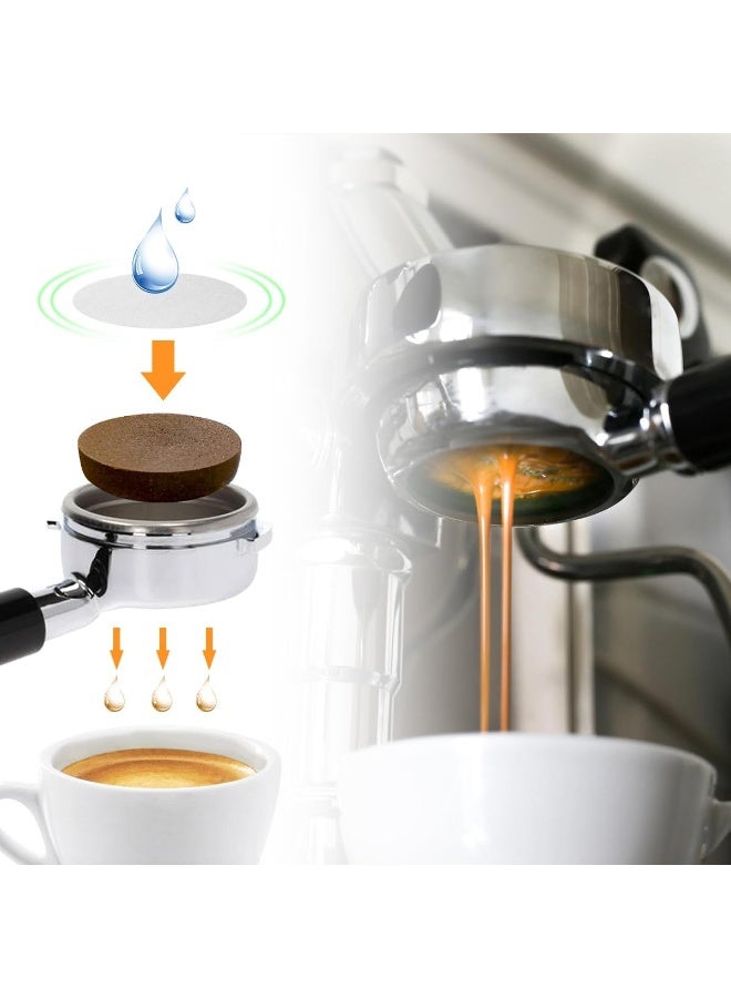 AIEVE Coffee Paper Filter Compatible With Breville Barista Espresso Coffee Maker, 58 Mm Espresso Filter Puck Screen Portafilter Paper (400 Pieces)  - Image 4