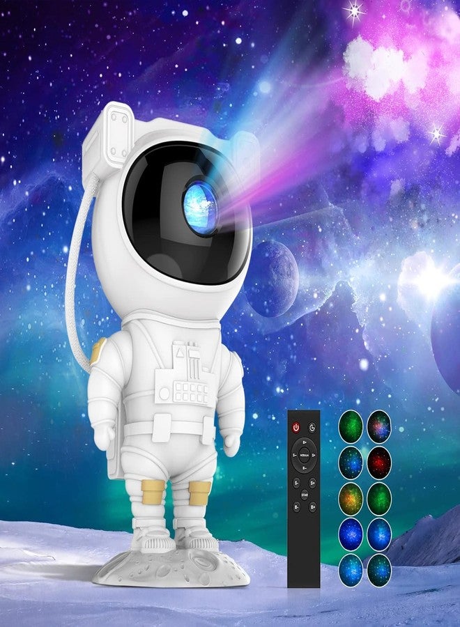 LITVERSE Astronaut Galaxy Projector, Nebula Galaxy Projector Star Night Light Ceiling LED Star Projector Lamp with Timer and Remote Control for Adults Bedroom Party Birthday Decorations Gift - Image 1