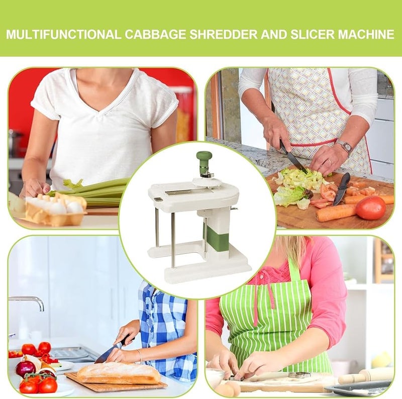 Large Manual Sauerkraut Slicer Shredder Grater For Cabbage Coleslaw Vegetables Home Cafe Restaurant - Image 4