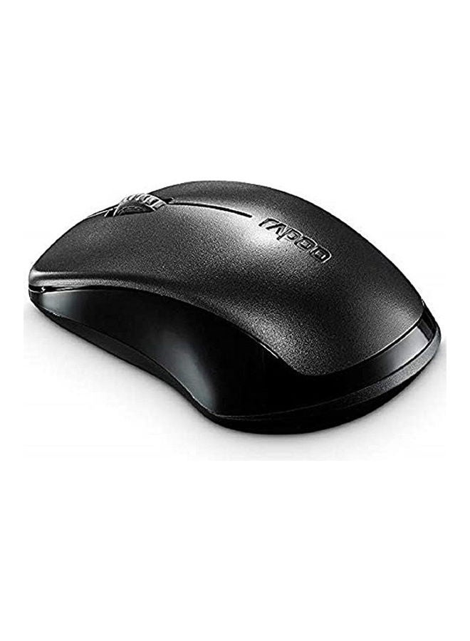 Rapoo Wireless Optical Mouse 1620 Black - Image 3