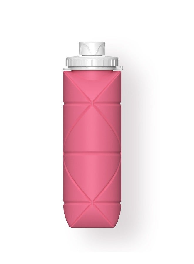 Hihonor Collapsible Water Bottles Cups Leakproof Valve Reusable BPA Free Silicone Foldable Travel Water Bottle Cup for Gym Camping Hiking Travel Sports Lightweight Durable - Image 1