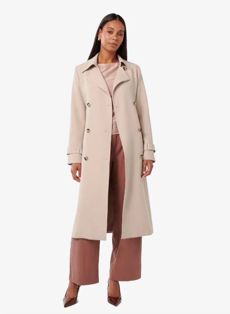 forever new  Leanne Crepe Trench Coat for Women | Best Price UAE