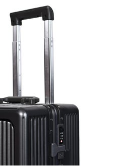 MORANO Morano Modern Carry-on Aluminum Frame Polycarbonate Luggage with Four Universal Wheels and Combination Lock (Grey) Size: 35 CM X 24 CM X 55 CM  - Image 5