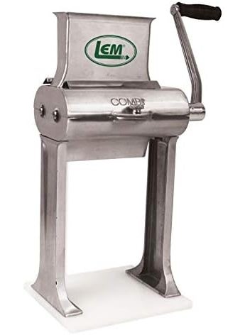 LEM Lem 2 In 1 Manual Aluminum Jerky SlicerTenderizer 