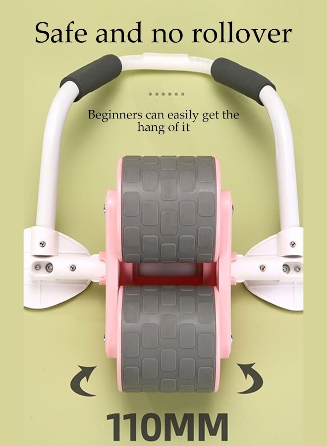 DUNISO عجلة تمارين البطن، عجلة تمارين البطن مع دعم الكوع، عجلة تمارين البطن مع مؤقت، قوية ومتينة، لتمارين البطن الفعالة - Image 4