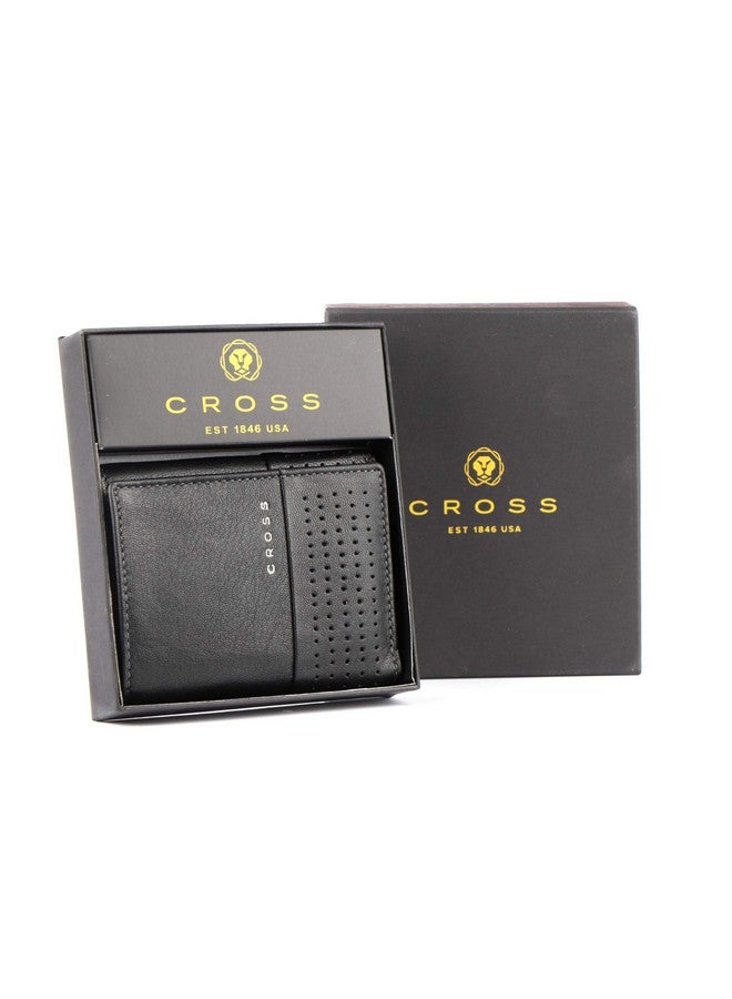 Cross Erie Men's Leather Tri-Fold Wallet -Black - Image 4