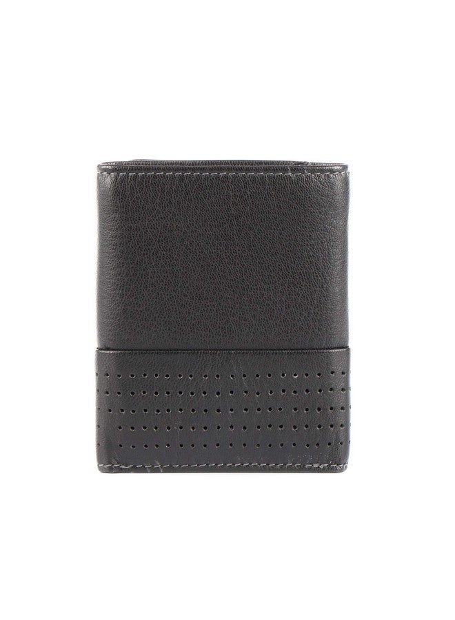 Cross Erie Men's Leather Tri-Fold Wallet -Black - Image 2